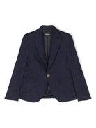 Blazer a fiori jacquard - Rubino Kids