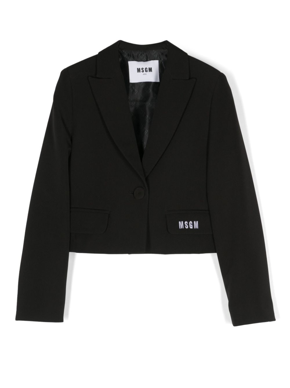 Blazer con ricamo crop - Rubino Kids