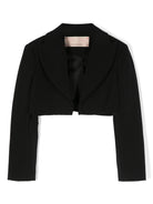 Blazer crop con fiocco - Rubino Kids