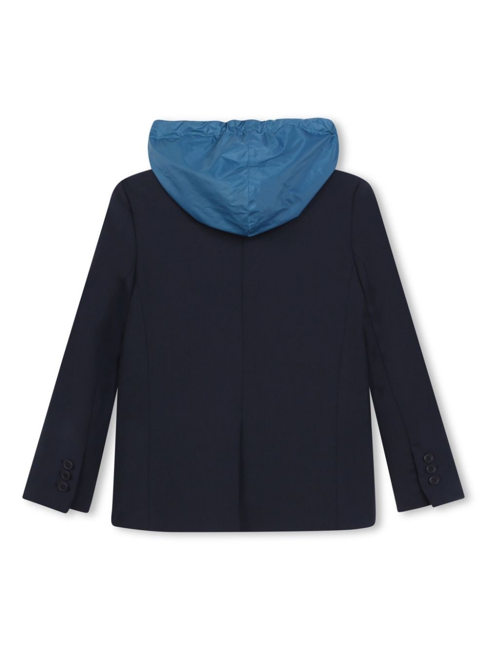 Blazer monopetto con cappuccio rimovibile - Rubino Kids