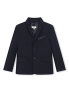 Blazer monopetto con cappuccio rimovibile - Rubino Kids