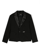 Blazer monopetto con strass - Rubino Kids