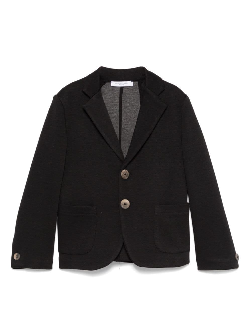 Blazer monopetto per bambino Paolo Pecora Kids nero con maniche lunghe - Rubino Kids