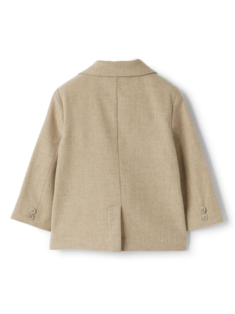 Blazer monopetto per neonato Il Gufo beige con doppio spacco posteriore - Rubino Kids