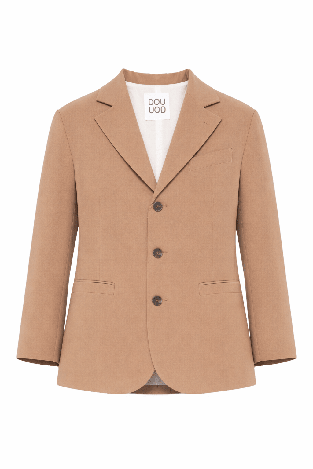 Blazer per bambino Douuod Kids beige con tasca a filetto - Rubino Kids