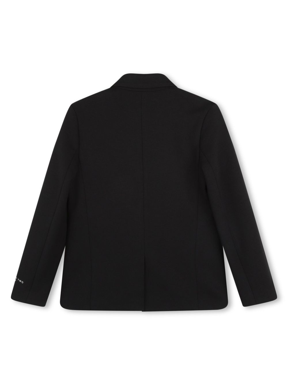 Blazer per bambino Givenchy Kids nero monopetto con revers a lancia - Rubino Kids