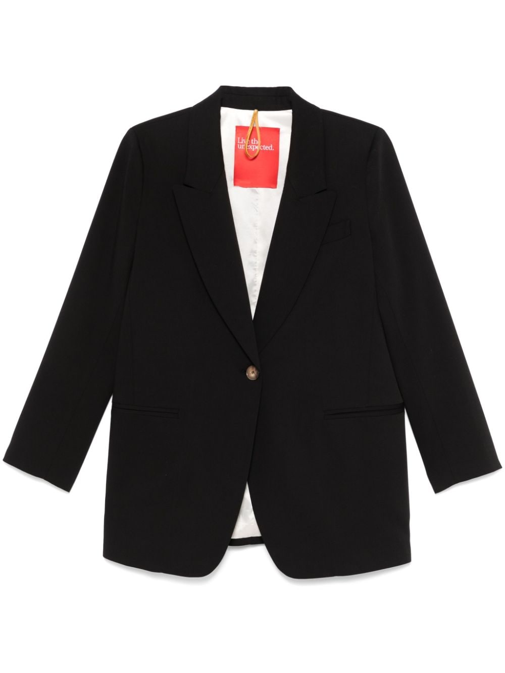 Blazer per donna Merci nero con chiusura frontale monopetto - Rubino Kids