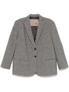 Blazer per donna The M Beatrice grigio con fantasia pied de poule - Rubino Kids