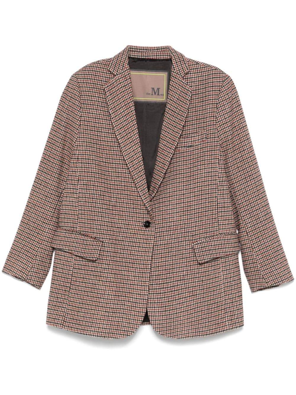 Blazer per donna The M multicolore con motivo pied de poule con chiusura frontale - Rubino Kids