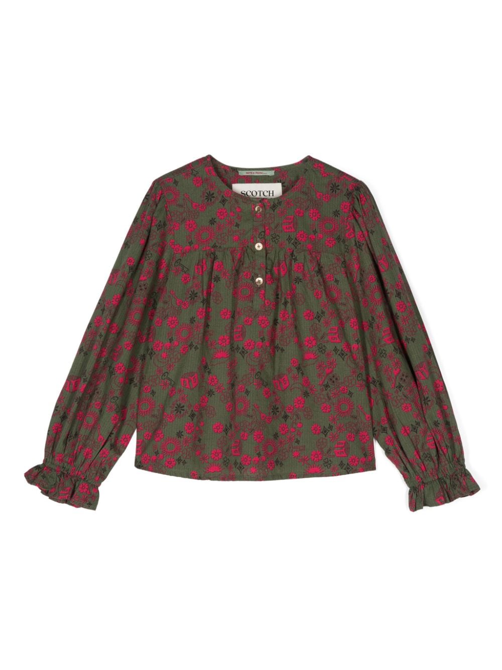 Blusa a fiori - Rubino Kids