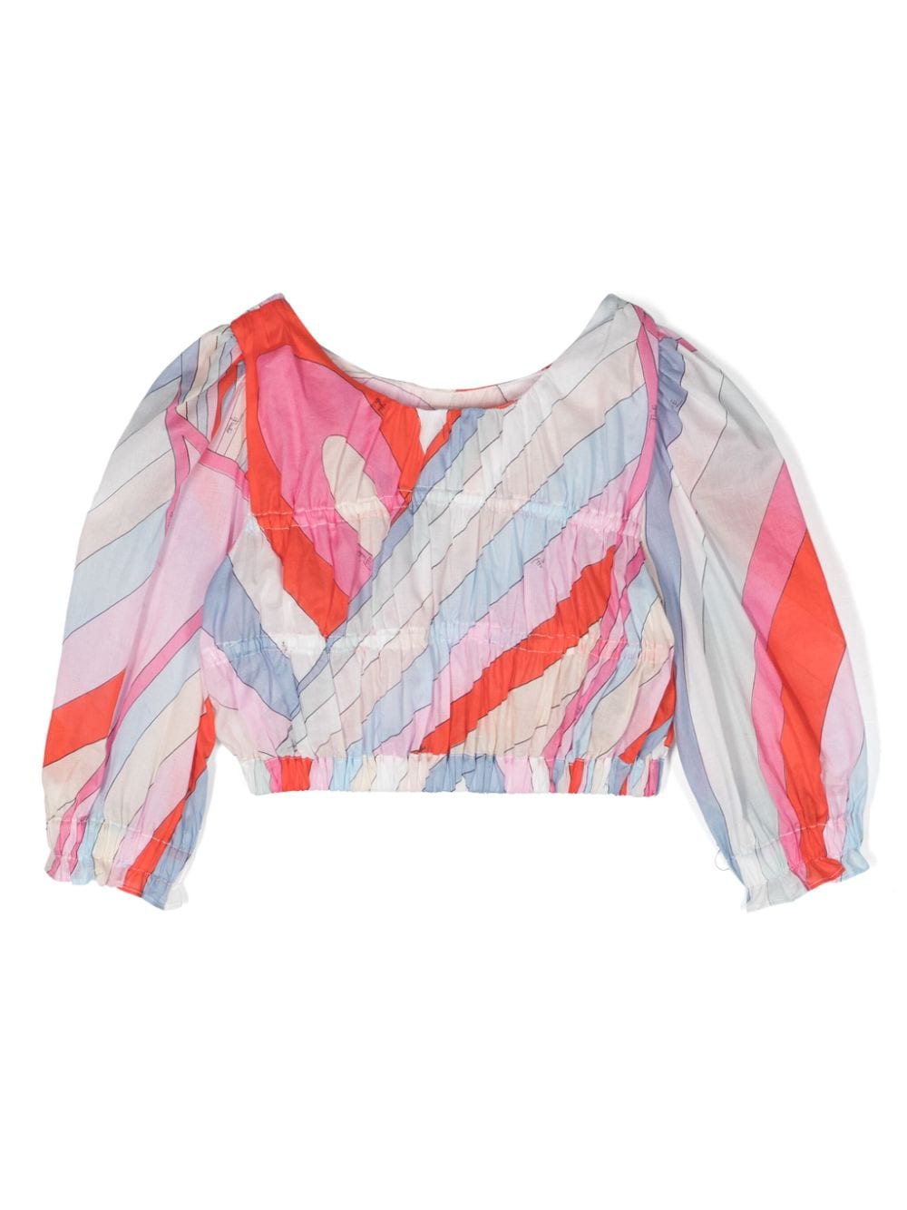 Blusa con stampa iride - Rubino Kids