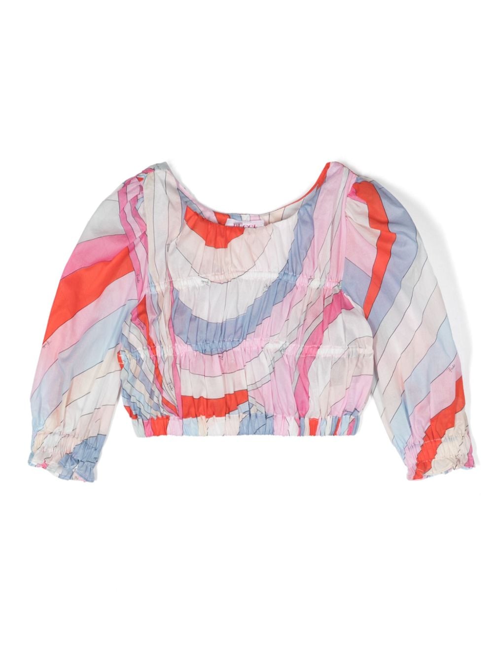 Blusa con stampa iride - Rubino Kids