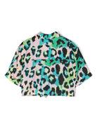 Blusa crop leopardata - Rubino Kids