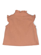 Blusa in cotone con volant - Rubino Kids