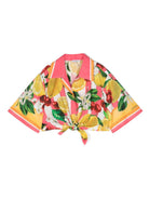 Blusa Italian Holiday crop - Rubino Kids