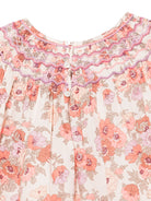 Blusa per bambina Bonpoint adelice beige con stampa con fiori all - over - Rubino Kids