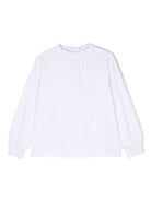 Blusa per bambina Douuod Kids bianco con ruches - Rubino Kids