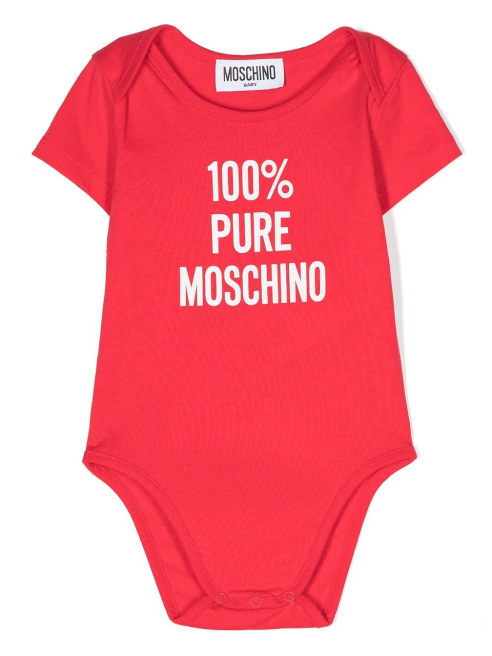 Body con stampa 100% Pure Moschino - Rubino Kids