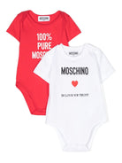 Body con stampa 100% Pure Moschino - Rubino Kids