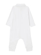 Body con stampa Heck - Piping (set di tre) per neonato Burberry Kids bianco con colletto alla Peter Pan - Rubino Kids