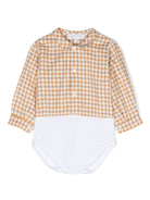 Body in stile camicia a maniche lunghe - Rubino Kids