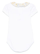 Body per neonata Mariella Ferrari bianco con ruches - Rubino Kids