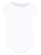 Body per neonata Mariella Ferrari bianco con ruches - Rubino Kids