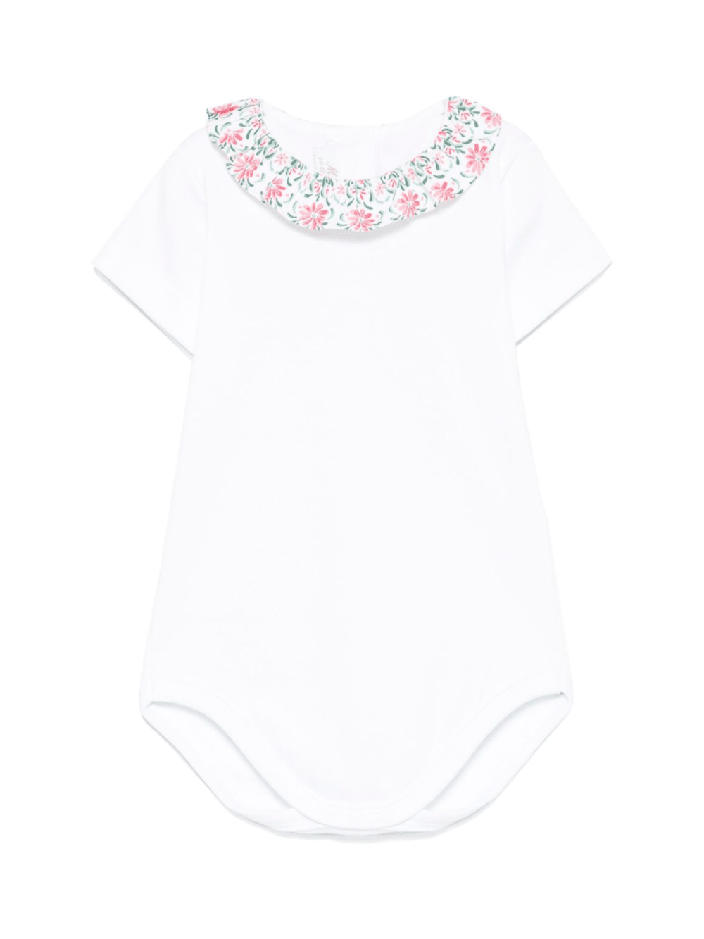 Body per neonata Mariella Ferrari bianco con ruches - Rubino Kids