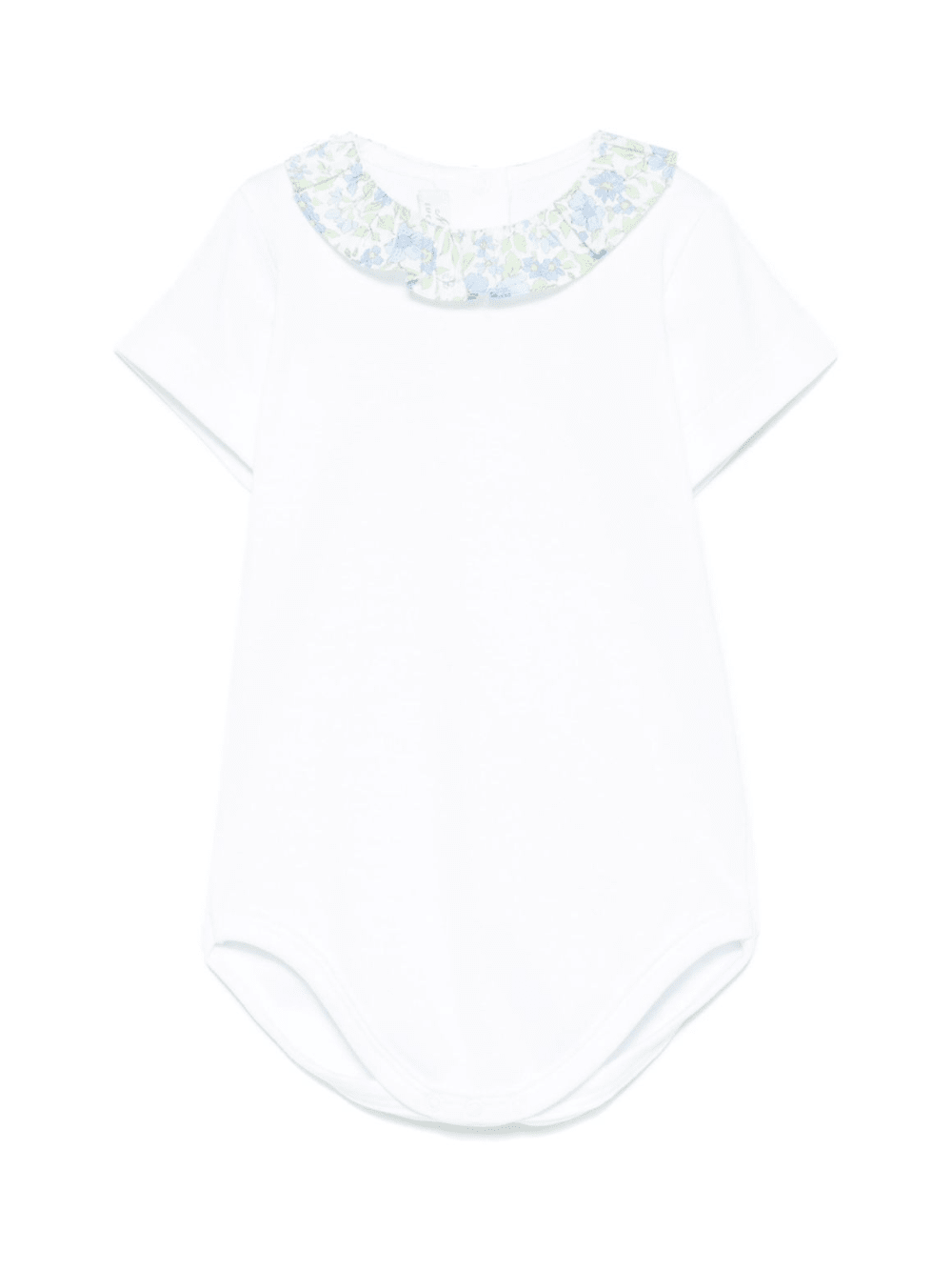 Body per neonata Mariella Ferrari bianco con ruches - Rubino Kids