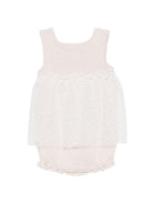 Body per neonata Paz Rodriguez beige con motivo a pois - Rubino Kids