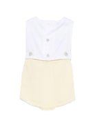 Body per neonata Paz Rodriguez bianco con dettagli a pois - Rubino Kids