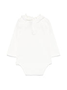 Body per neonata Simonetta bianco con ruches - Rubino Kids