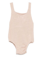 Body per neonato Gensami kids beige con applicazione - Rubino Kids
