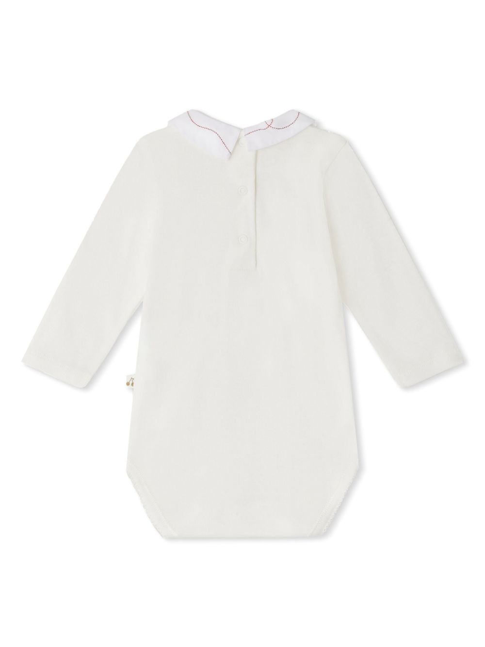 Body Septembre per neonata Bonpoint bianco con maniche lunghe - Rubino Kids