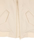 Bomber con applicazione per bambino Tommy Hilfiger Junior beige con colletto a coste - Rubino Kids