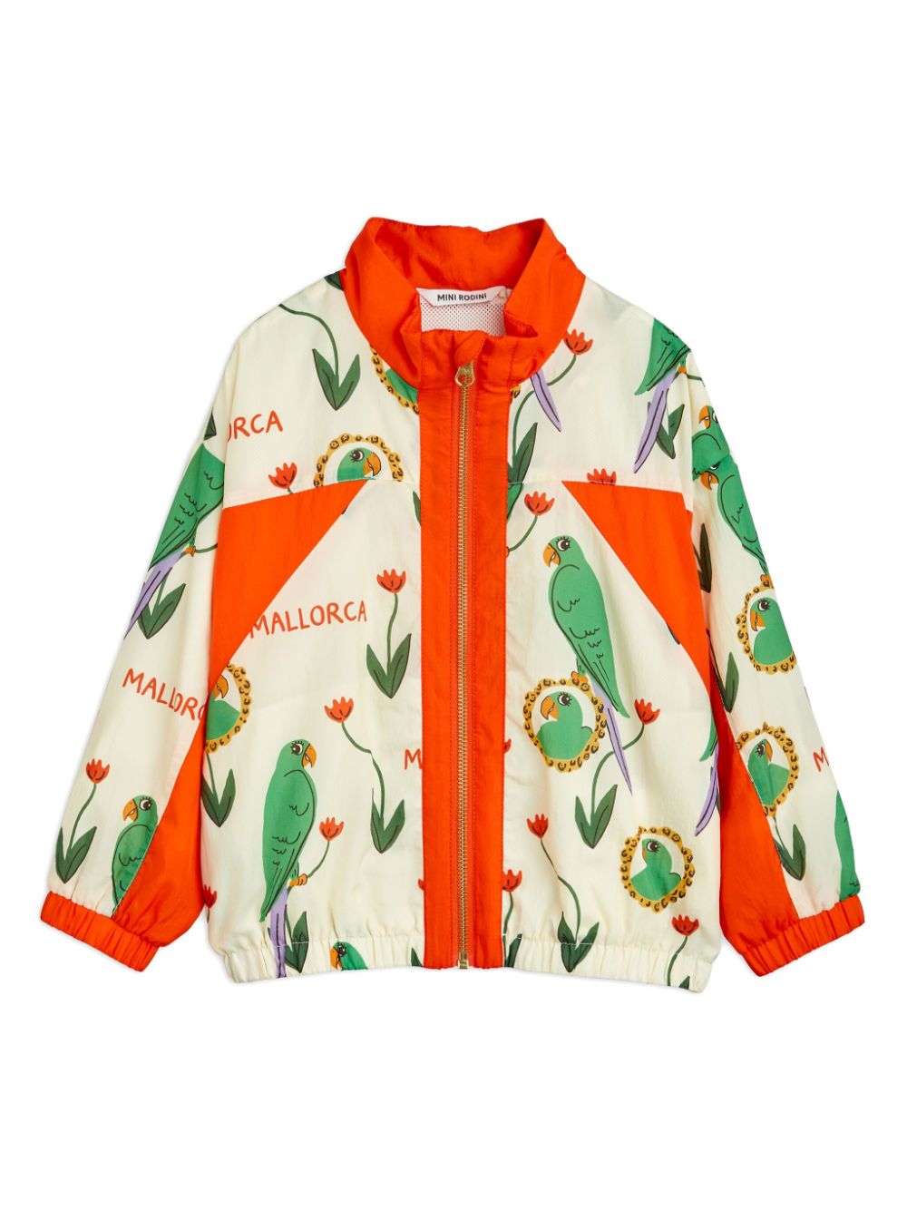 Bomber per bambino Mini Rodini multicolore con logo stampato graficamente - Rubino Kids