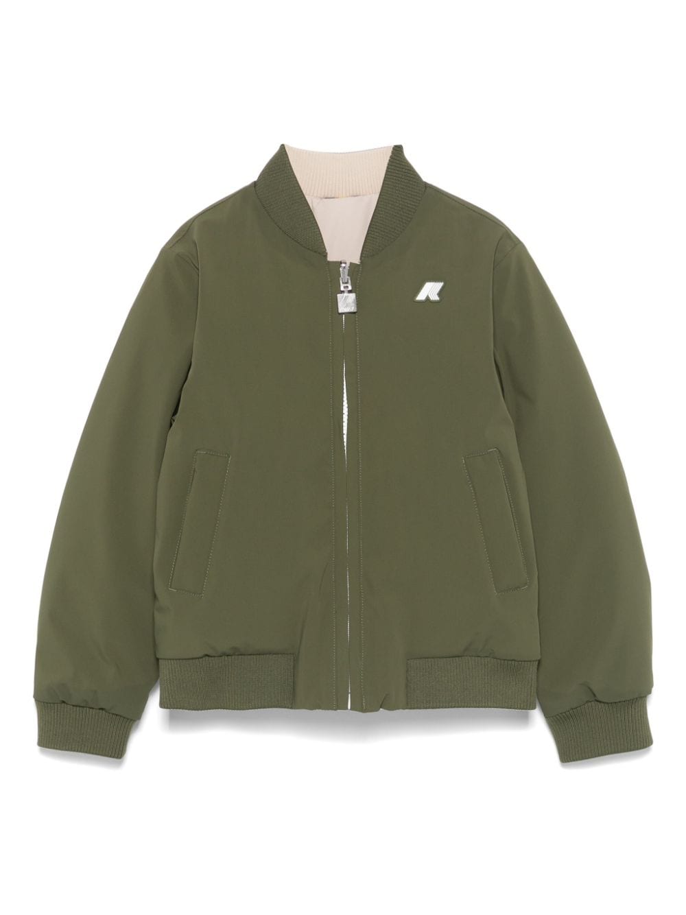 Bomber reversibile verde per bambino Aorelian K - Way Kids - Rubino Kids