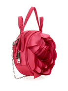 Borsa a spalla per bambina Monnalisa rossa con design a forma di rosa - Rubino Kids