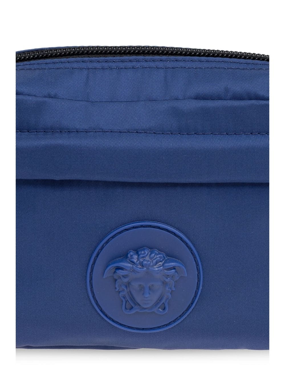 Borsa a tracolla con logo Medusa per bambino Versace Kids blu con scomparto principale - Rubino Kids