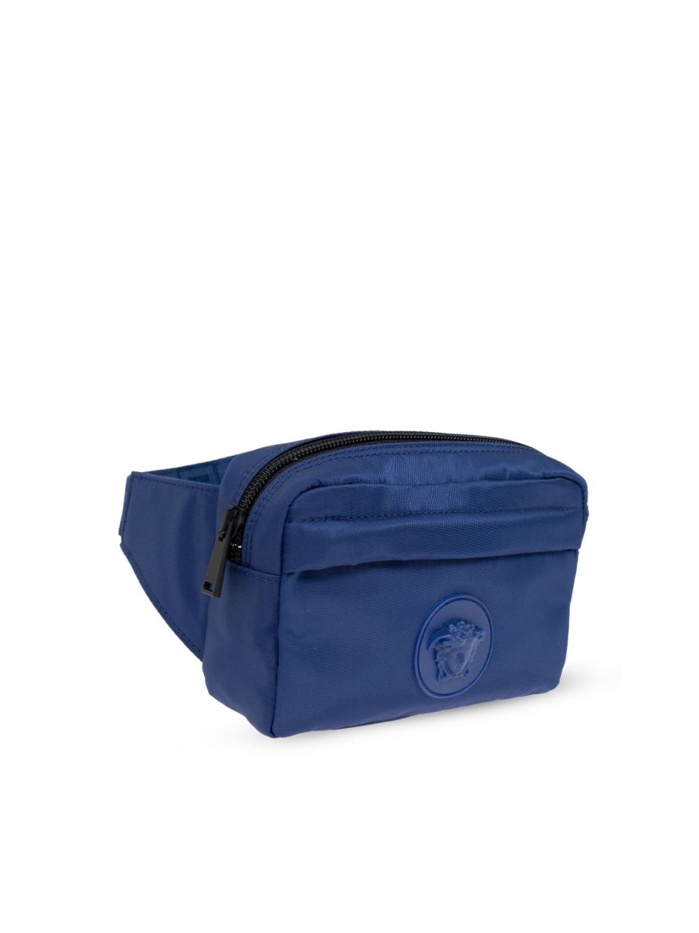 Borsa a tracolla con logo Medusa per bambino Versace Kids blu con scomparto principale - Rubino Kids