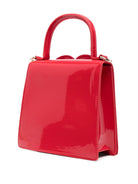 Borsa a tracolla con toppa a cuore per bambina MSGM Kids rossa in finta pelle - Rubino Kids