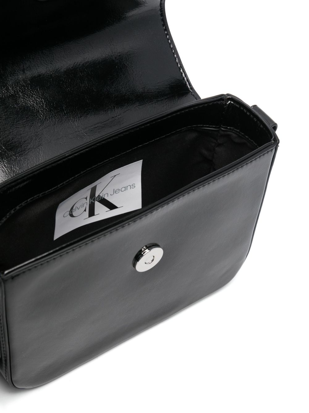 Borsa a tracolla per bambina Calvin Klein Kids nero con ricamo logo - Rubino Kids