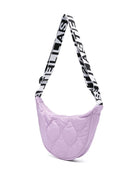 Borsa a tracolla per bambina Stella McCartney Kids lilla con stampa logo sulla tracolla - Rubino Kids