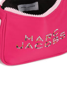 Borsa a tracolla per bambina The Marc Jacobs Kids fucsia con logo sul davanti - Rubino Kids