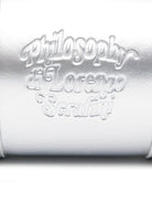 Borsa cilindrica per bambina Philosophy Di Lorenzo Serafini Kids argento in vernice - Rubino Kids