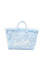 Borsa Colette MC2 Saint Barth azzurra con motivo a conchiglia - Rubino Kids