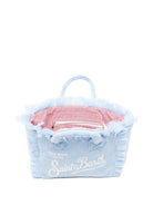 Borsa Colette MC2 Saint Barth azzurra con motivo a conchiglia - Rubino Kids