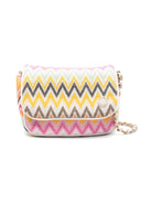 Borsa con stampa a zigzag - Rubino Kids