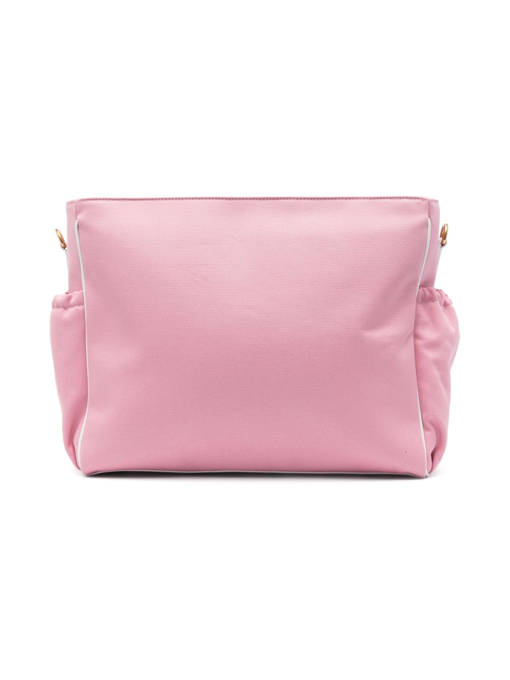 Borsa fasciatoio con ricamo per neonata Balmain Kids rosa con scomparto unico - Rubino Kids