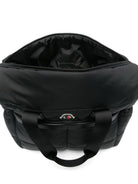 Borsa fasciatoio Mommy per neonati Moncler Enfant nera con tracolla regolabile - Rubino Kids